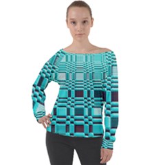 469823231 Glitch37 Off Shoulder Long Sleeve Velour Top by ScottFreeArt