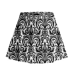 Overlay Transparent Pattern Mini Flare Skirt by Vaneshart