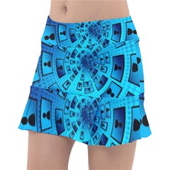 Social Media Smartphone Monitor Tennis Skorts by Vaneshart