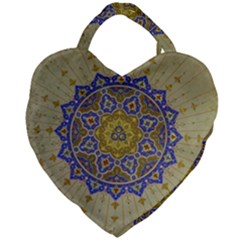 Image Star Pattern Mosque Tashkent Giant Heart Shaped Tote by Vaneshart