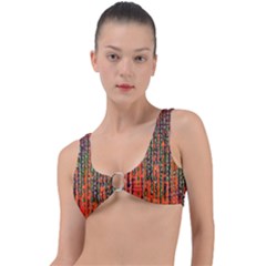 Matrix Technology Data Digital Ring Detail Bikini Top by Vaneshart