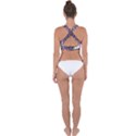 Web Network Abstract Connection Cross Back Hipster Bikini Top  View2