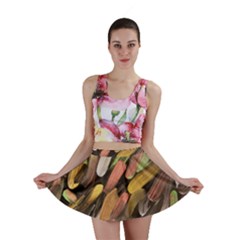 Texture Background Art Structure Mini Skirt by Vaneshart