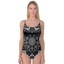 Black And White Pattern Camisole Leotard  View1