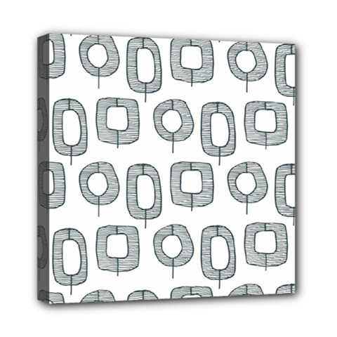 Forest Patterns 16 Mini Canvas 8  X 8  (stretched) by Sobalvarro