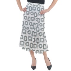 Forest Patterns 16 Midi Mermaid Skirt by Sobalvarro