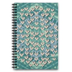 Heavy Metal Hearts And Belive In Sweet Love 5 5  X 8 5  Notebook by pepitasart