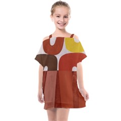 Sophie Taeuber Arp, Composition À Motifs D arceaux Ou Composition Horizontale Verticale Kids  One Piece Chiffon Dress by Sobalvarro