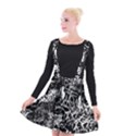 Graffiti Abstract Collage Print Pattern Suspender Skater Skirt View1
