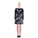 Graffiti Abstract Collage Print Pattern Suspender Skater Skirt View2