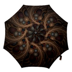 Fractal Fantasy Design Construction Hook Handle Umbrellas (small) by Wegoenart