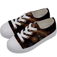 Fractal Fantasy Design Construction Kids  Low Top Canvas Sneakers by Wegoenart