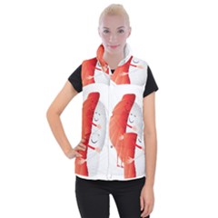 Cute Sushi Hug Fish Hugging Rice Women s Button Up Vest by SR88