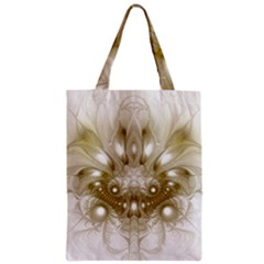 Fractal Fantasy Background Pattern Zipper Classic Tote Bag by Wegoenart