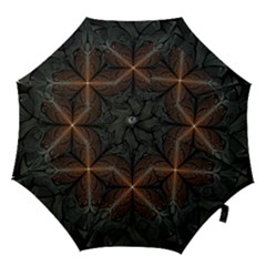 Art Abstract Fractal Pattern Hook Handle Umbrellas (small) by Wegoenart