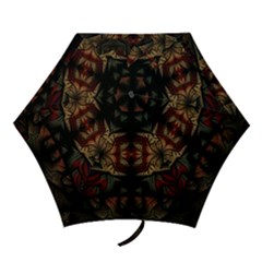Fractal Fantasy Texture Pattern Mini Folding Umbrellas by Wegoenart