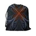 Art Abstract Fractal Pattern Drawstring Pouch (2XL) View2