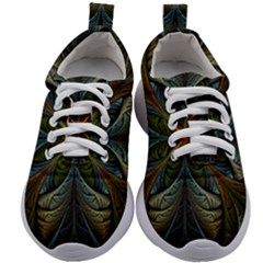 Fractal Art Abstract Pattern Kids Athletic Shoes by Wegoenart