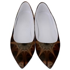 Fractal Abstract Star Pattern Women s Low Heels by Wegoenart