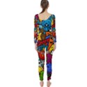 Graffiti Characters Seamless Pattern Long Sleeve Catsuit View2