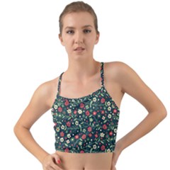Flowering Branches Seamless Pattern Mini Tank Bikini Top by Nexatart