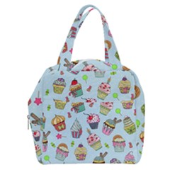 Cupcake Doodle Pattern Boxy Hand Bag by Sobalvarro