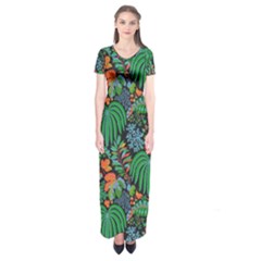 14 Short Sleeve Maxi Dress by Sobalvarro