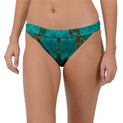 Shimmering Colors From The Sea Decorative Band Bikini Bottom by pepitasart
