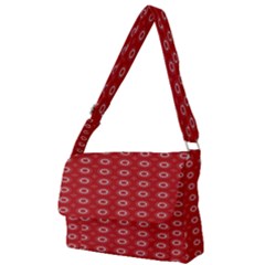 Red Kalider Full Print Messenger Bag (l) by Sparkle
