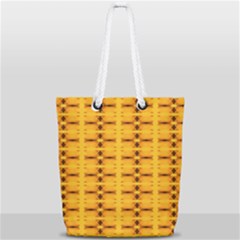 Digital Illusion Full Print Rope Handle Tote (small) by Sparkle