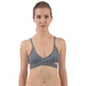 Black And White Triangles Wrap Around Bikini Top View1