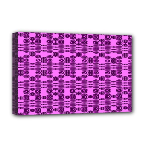 Digital Violet Deluxe Canvas 18  X 12  (stretched) by Sparkle