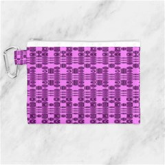 Digital Violet Canvas Cosmetic Bag (medium) by Sparkle