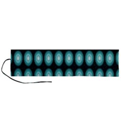Mandala Pattern Roll Up Canvas Pencil Holder (l) by Sparkle