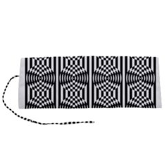 Mandala Pattern Roll Up Canvas Pencil Holder (s) by Sparkle