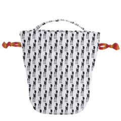 Shiny Knot Drawstring Bucket Bag by Sparkle