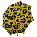 Leopard Print Seamless Pattern Hook Handle Umbrellas (Medium) View2