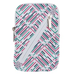 Abstract Colorful Pattern Background Belt Pouch Bag (large) by Wegoenart