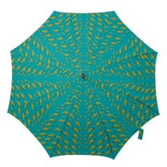 Sakura In Yellow And Colors From The Sea Hook Handle Umbrellas (large) by pepitasart
