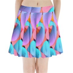 3d Color Swings Pleated Mini Skirt by Sparkle