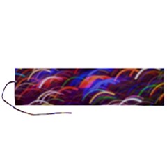 Fractal Rings Roll Up Canvas Pencil Holder (l) by Sparkle