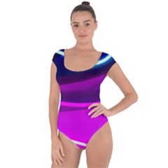 Neon Wonder  Short Sleeve Leotard  by essentialimage