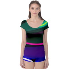 Neon Wonder Boyleg Leotard  by essentialimage