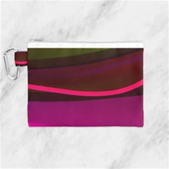 Neon Wonder Canvas Cosmetic Bag (medium) by essentialimage