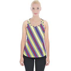 Colorful Strips Piece Up Tank Top by Sparkle