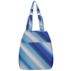 Violet Orange Center Zip Backpack by Sparkle