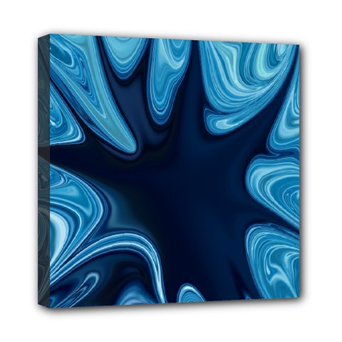 Sea Wrap Mini Canvas 8  X 8  (stretched) by Sparkle