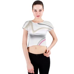 Tech Colors Crew Neck Crop Top by Sparkle