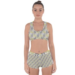 Color Tiles Racerback Boyleg Bikini Set by Sparkle