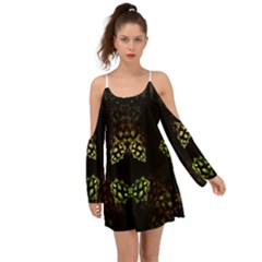 Duckies Kimono Sleeves Boho Dress by Sparkle